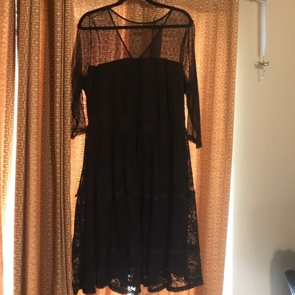 Black cocktail dress